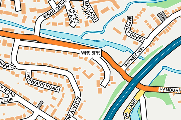 WR9 8PR map - OS OpenMap – Local (Ordnance Survey)
