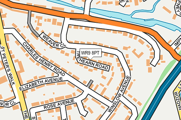 WR9 8PT map - OS OpenMap – Local (Ordnance Survey)