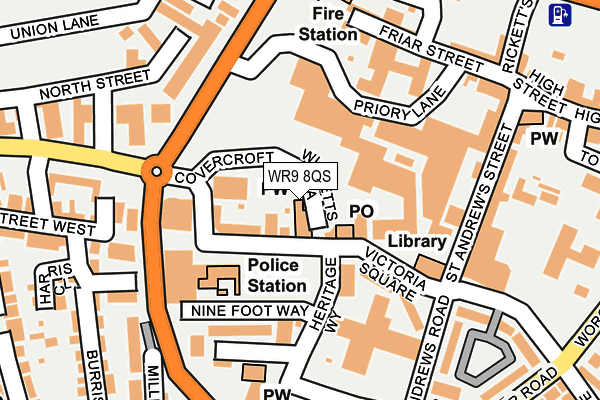 WR9 8QS map - OS OpenMap – Local (Ordnance Survey)