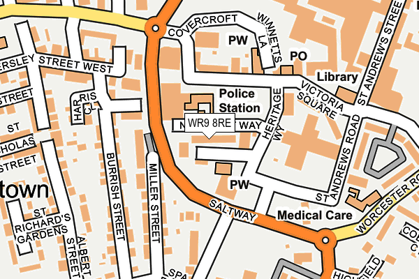 WR9 8RE map - OS OpenMap – Local (Ordnance Survey)