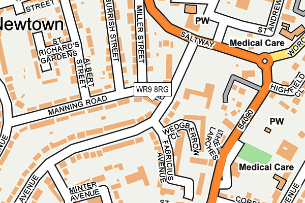 WR9 8RG map - OS OpenMap – Local (Ordnance Survey)