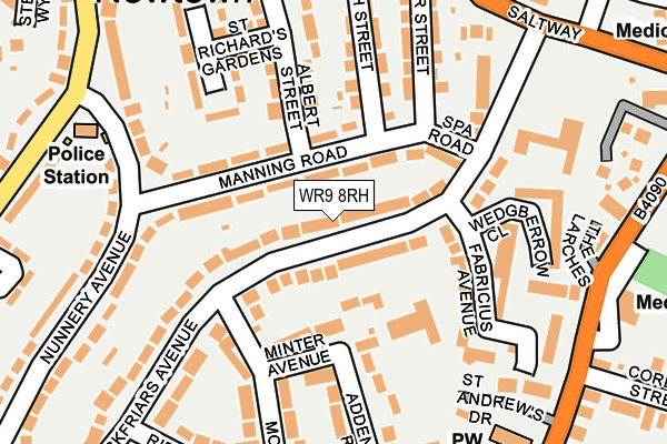 WR9 8RH map - OS OpenMap – Local (Ordnance Survey)