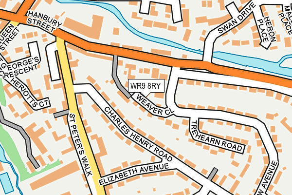 WR9 8RY map - OS OpenMap – Local (Ordnance Survey)
