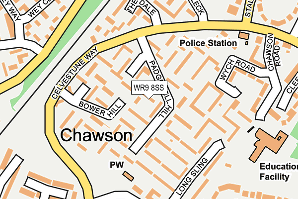 WR9 8SS map - OS OpenMap – Local (Ordnance Survey)