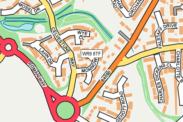 WR9 8TF map - OS OpenMap – Local (Ordnance Survey)