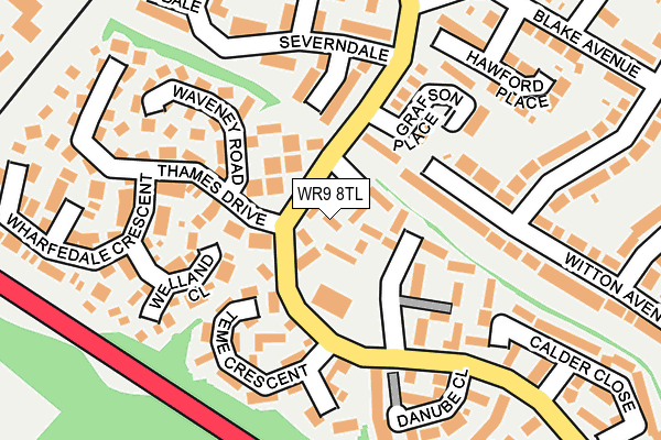 WR9 8TL map - OS OpenMap – Local (Ordnance Survey)