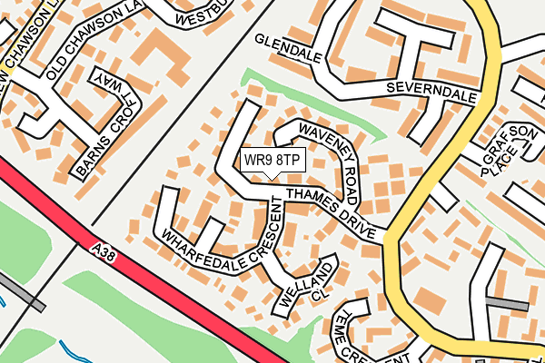 WR9 8TP map - OS OpenMap – Local (Ordnance Survey)