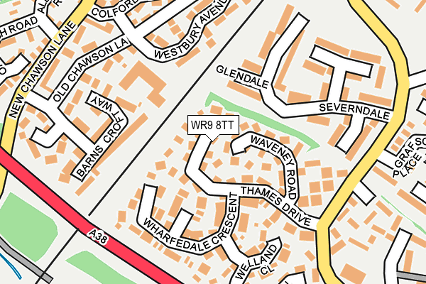 WR9 8TT map - OS OpenMap – Local (Ordnance Survey)