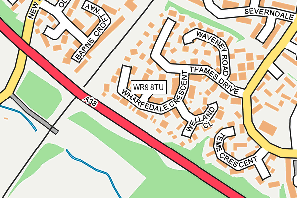 WR9 8TU map - OS OpenMap – Local (Ordnance Survey)