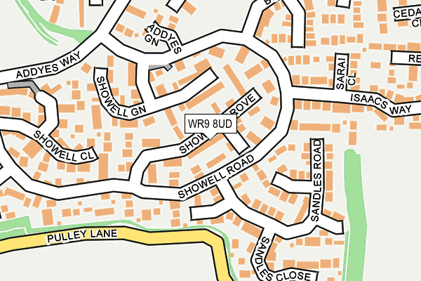 WR9 8UD map - OS OpenMap – Local (Ordnance Survey)
