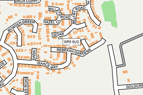 WR9 8UG map - OS OpenMap – Local (Ordnance Survey)