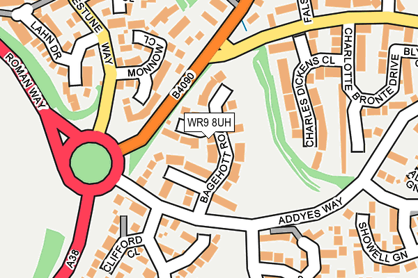 WR9 8UH map - OS OpenMap – Local (Ordnance Survey)