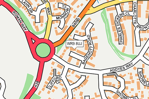 WR9 8UJ map - OS OpenMap – Local (Ordnance Survey)