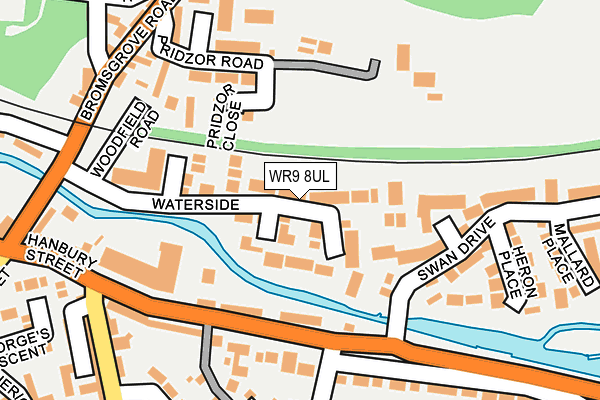 WR9 8UL map - OS OpenMap – Local (Ordnance Survey)