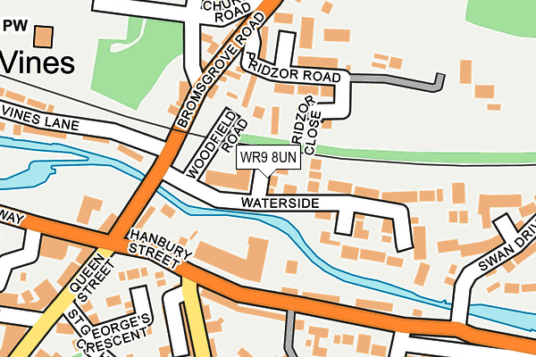 WR9 8UN map - OS OpenMap – Local (Ordnance Survey)