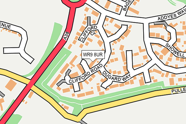 WR9 8UR map - OS OpenMap – Local (Ordnance Survey)