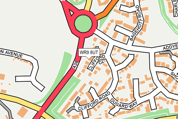 WR9 8UT map - OS OpenMap – Local (Ordnance Survey)