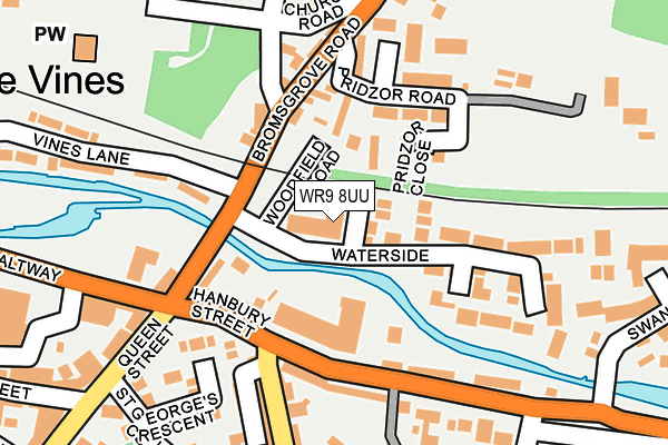 WR9 8UU map - OS OpenMap – Local (Ordnance Survey)