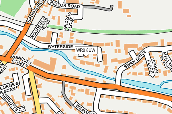 WR9 8UW map - OS OpenMap – Local (Ordnance Survey)