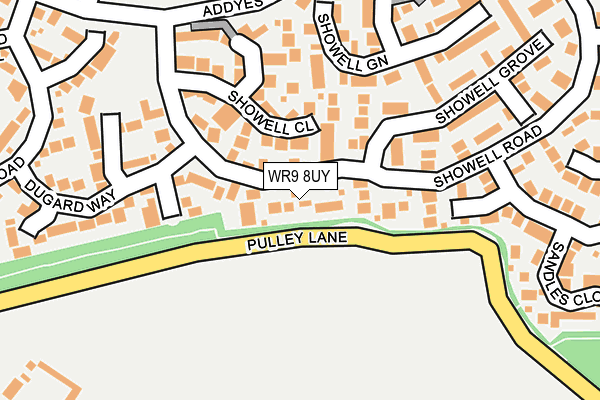 WR9 8UY map - OS OpenMap – Local (Ordnance Survey)