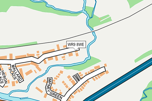 WR9 8WE map - OS OpenMap – Local (Ordnance Survey)