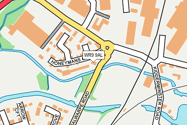 WR9 9AL map - OS OpenMap – Local (Ordnance Survey)