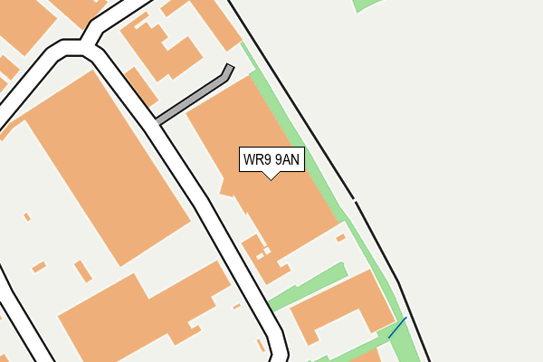 WR9 9AN map - OS OpenMap – Local (Ordnance Survey)