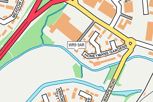 WR9 9AR map - OS OpenMap – Local (Ordnance Survey)