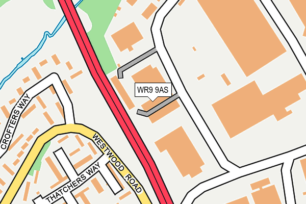 WR9 9AS map - OS OpenMap – Local (Ordnance Survey)