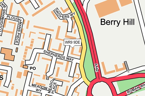 WR9 9DE map - OS OpenMap – Local (Ordnance Survey)