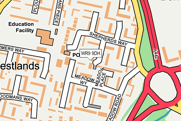 WR9 9DH map - OS OpenMap – Local (Ordnance Survey)