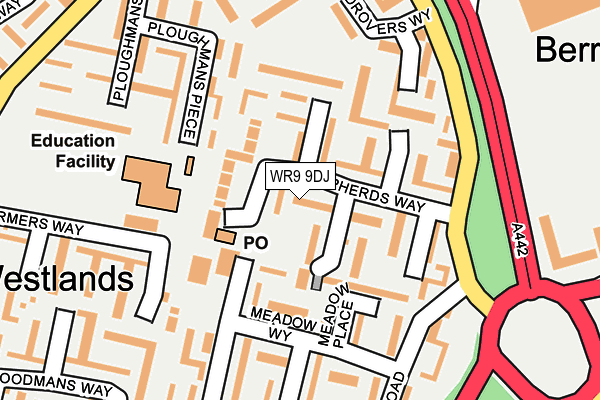 WR9 9DJ map - OS OpenMap – Local (Ordnance Survey)