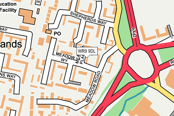 WR9 9DL map - OS OpenMap – Local (Ordnance Survey)