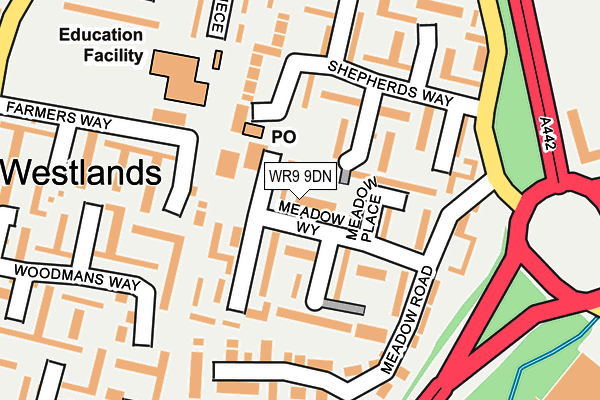 WR9 9DN map - OS OpenMap – Local (Ordnance Survey)