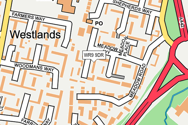 WR9 9DR map - OS OpenMap – Local (Ordnance Survey)