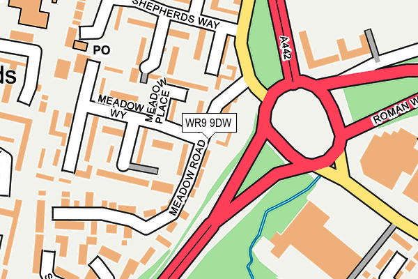 WR9 9DW map - OS OpenMap – Local (Ordnance Survey)