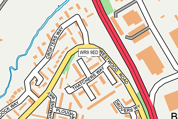 WR9 9ED map - OS OpenMap – Local (Ordnance Survey)