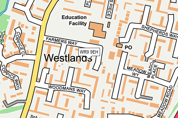 WR9 9EH map - OS OpenMap – Local (Ordnance Survey)