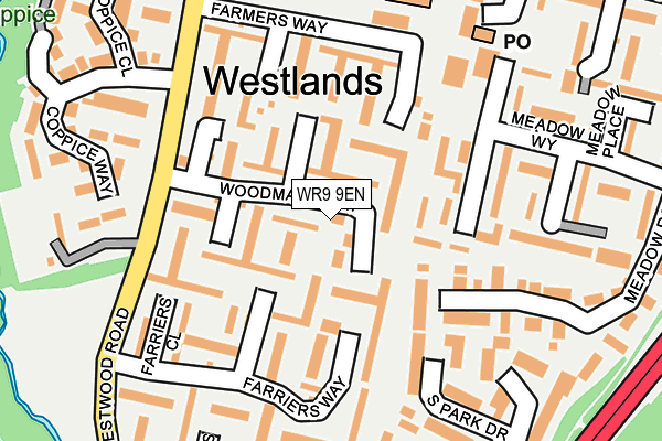 WR9 9EN map - OS OpenMap – Local (Ordnance Survey)