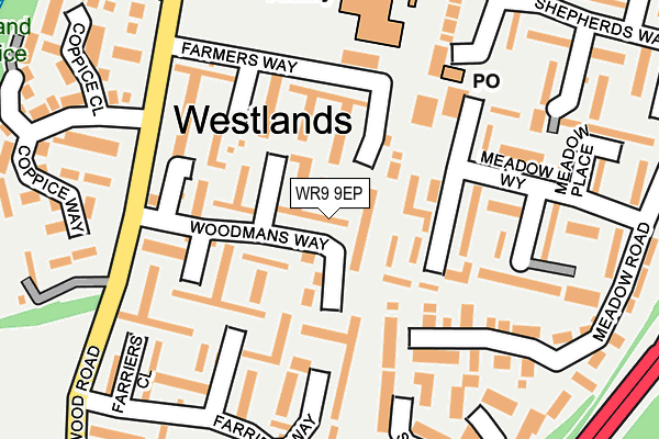 WR9 9EP map - OS OpenMap – Local (Ordnance Survey)