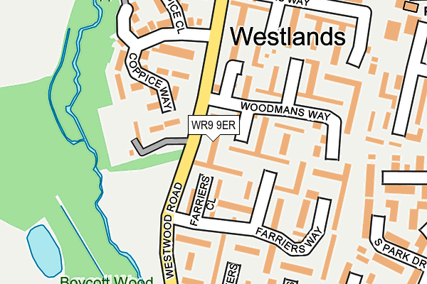 WR9 9ER map - OS OpenMap – Local (Ordnance Survey)