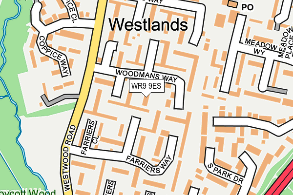 WR9 9ES map - OS OpenMap – Local (Ordnance Survey)