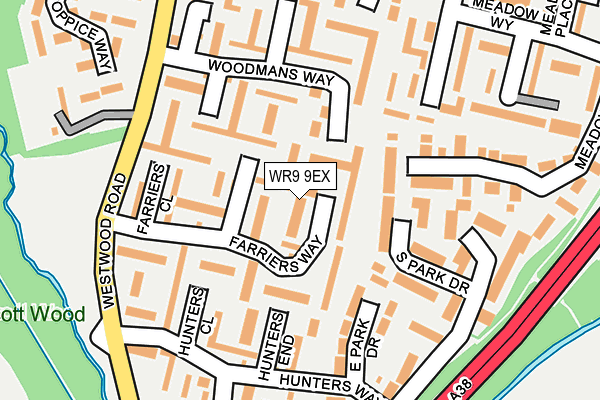 WR9 9EX map - OS OpenMap – Local (Ordnance Survey)