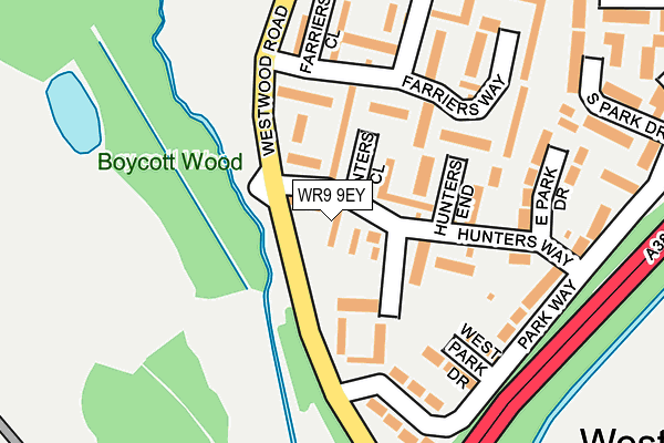 WR9 9EY map - OS OpenMap – Local (Ordnance Survey)