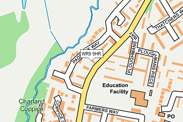 WR9 9HR map - OS OpenMap – Local (Ordnance Survey)