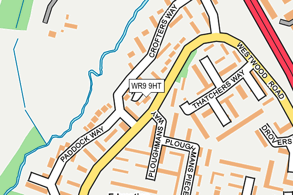 WR9 9HT map - OS OpenMap – Local (Ordnance Survey)