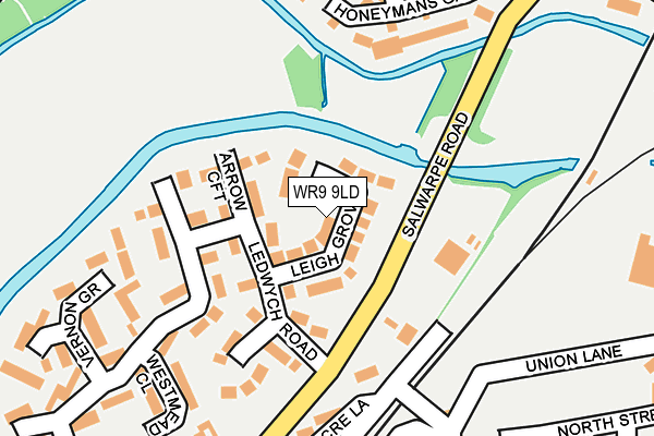 WR9 9LD map - OS OpenMap – Local (Ordnance Survey)