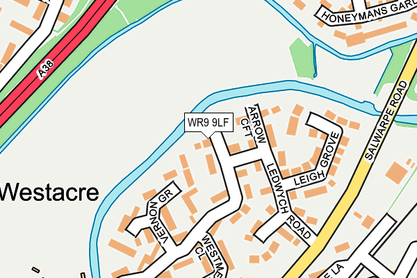 WR9 9LF map - OS OpenMap – Local (Ordnance Survey)