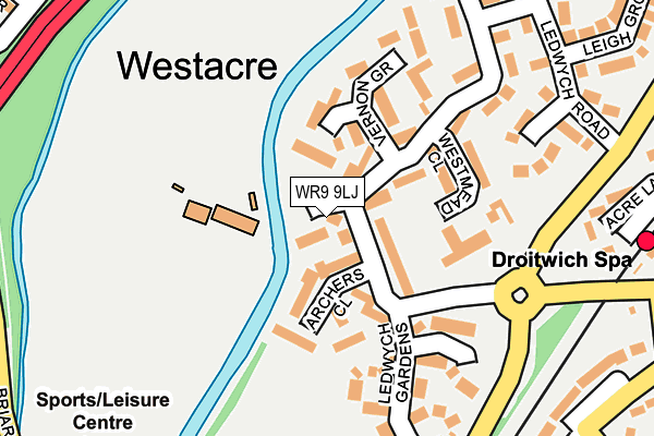 WR9 9LJ map - OS OpenMap – Local (Ordnance Survey)