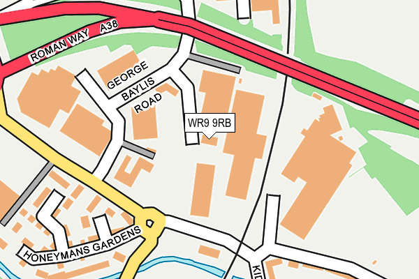 WR9 9RB map - OS OpenMap – Local (Ordnance Survey)
